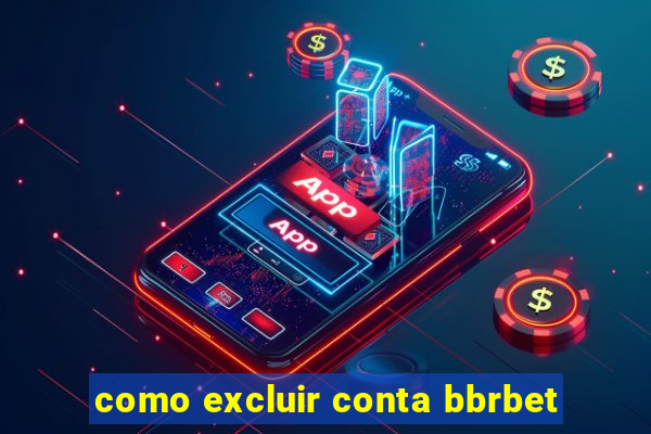 como excluir conta bbrbet